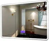 Пекам Зеркало Marta 1 80x60MP marta1-80x60MP (с подсветкой, с многофункциональной панелью, подогревом) – изображение в каталоге