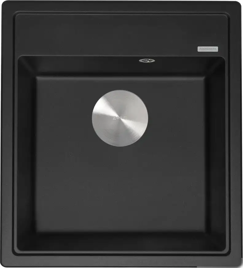 Кухонная мойка ZorG Rock 46 Premium black metallic - фото товара