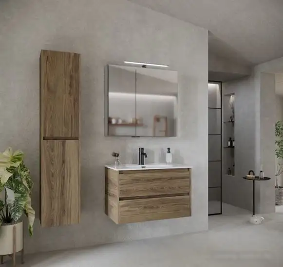 Sancos Тумба под умывальник Libra LB90ECH (дуб чарльстон) – фото товара