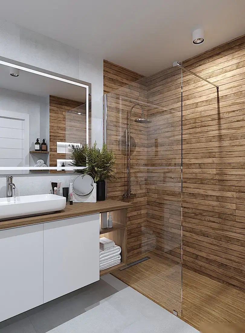 Душевая стенка Стеклоконтакт 8F-2000х795 (прозрачное стекло) - фото товара