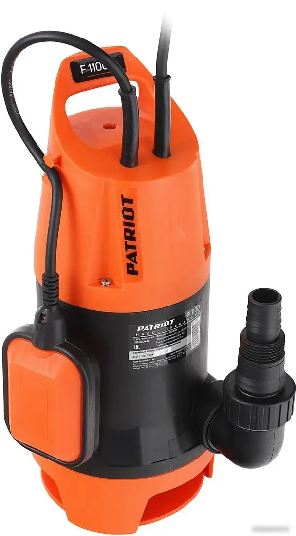 Дренажный насос Patriot F 1100 - фото товара