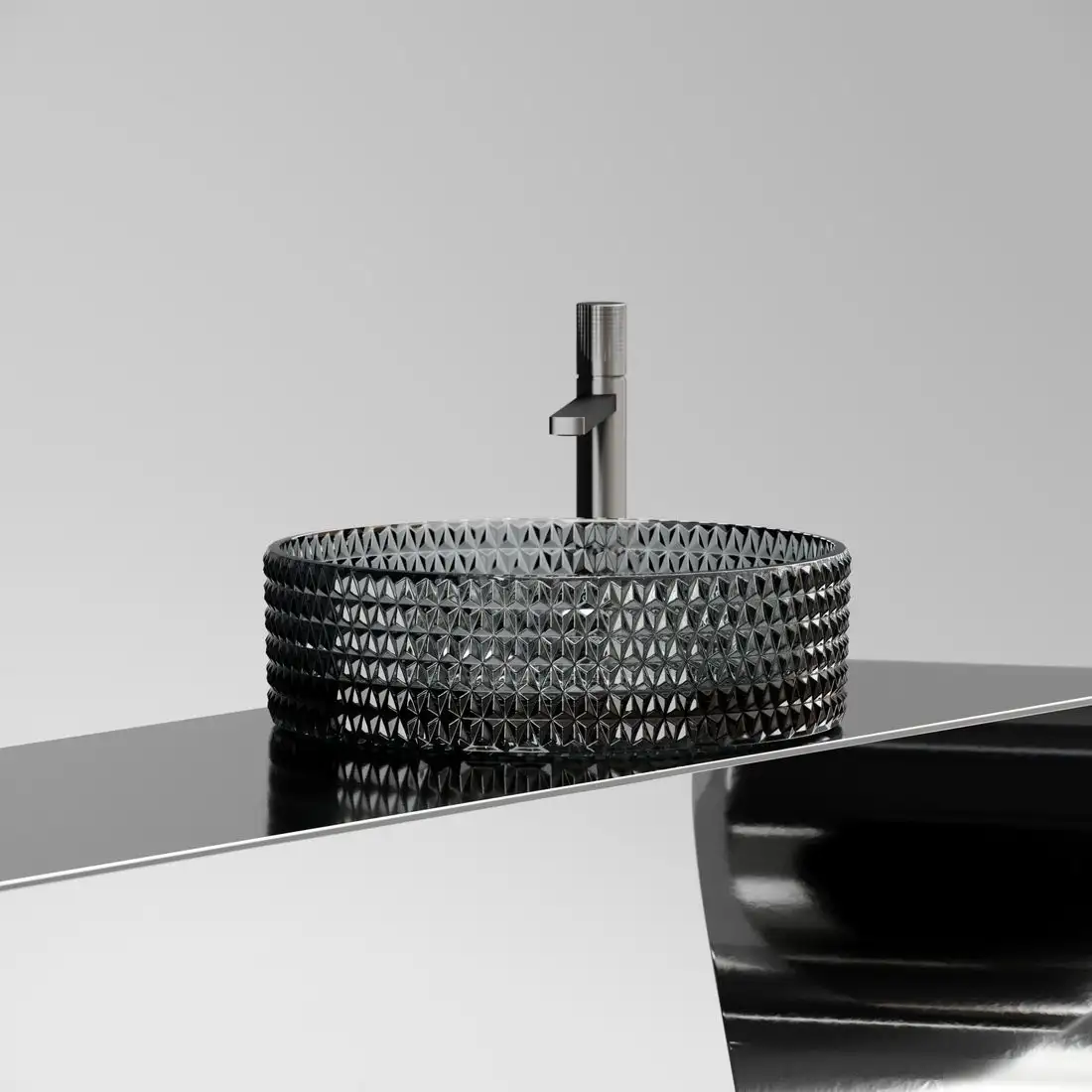 Умывальник Ceramica Nova Element CN6060 (черный) - фото товара