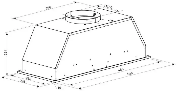 Кухонная вытяжка Zigmund & Shtain K 016.5 W - фото товара