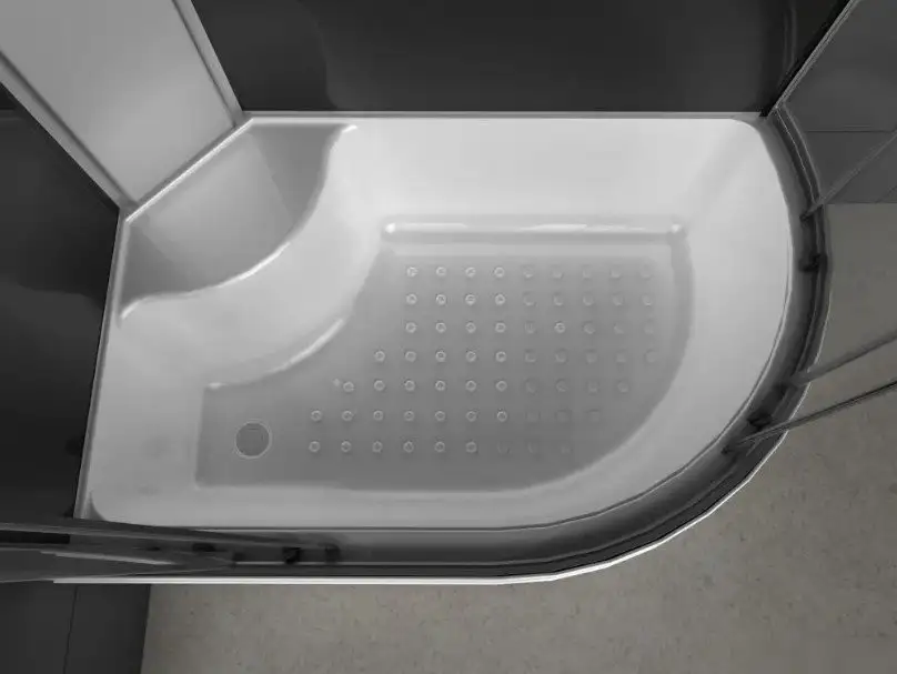 Душевая кабина Oda 8037BTL (черный/тонированное стекло) - фото товара