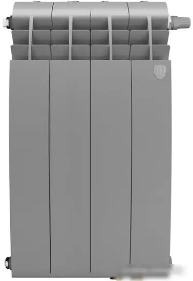 Биметаллический радиатор Royal Thermo BiLiner 500 Silver Satin VDR (4 секции) - фото товара