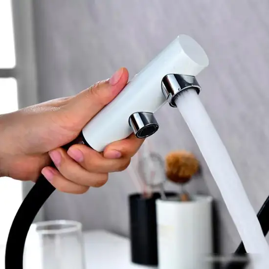 Смеситель Paulmark Serpentine SE213222-431 (белый матовый) - фото товара