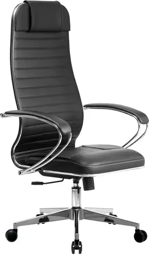 Кресло Metta SU-1-BK Комплект 6, Ch пр/сечен (пластиковые ролики, черный) – изображение в каталоге