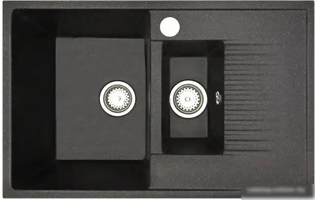 Кухонная мойка БелЭворс Forma L + смеситель W74004-2 + дозатор L405F (черный) - фото товара