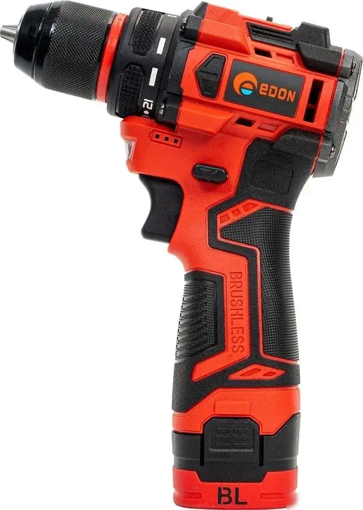 Дрель-шуруповерт Edon UAD-16BL (с 2-мя АКБ, кейс) – фото товара