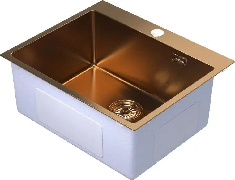 Кухонная мойка Mixline Pro 555135 (бронза, с сифоном) - фото товара