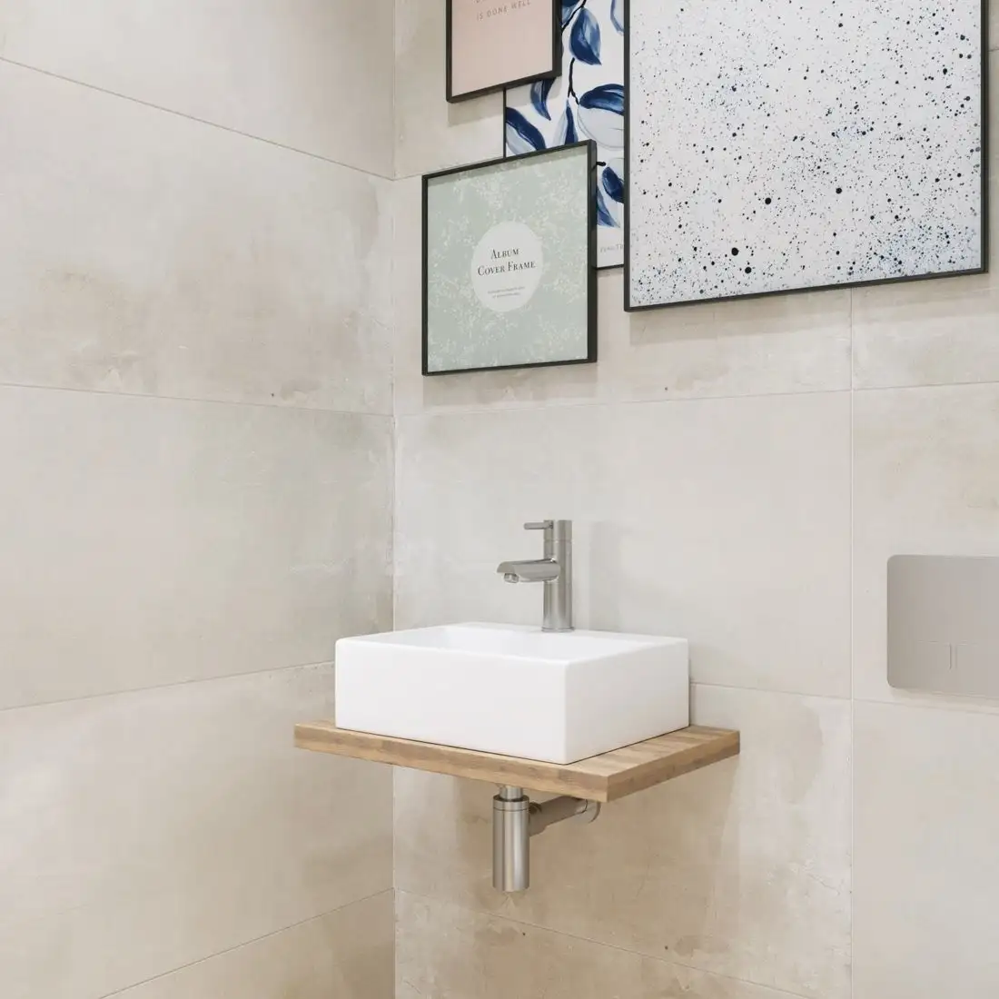 Умывальник Lauter 21344 + клапан 21190W - фото товара