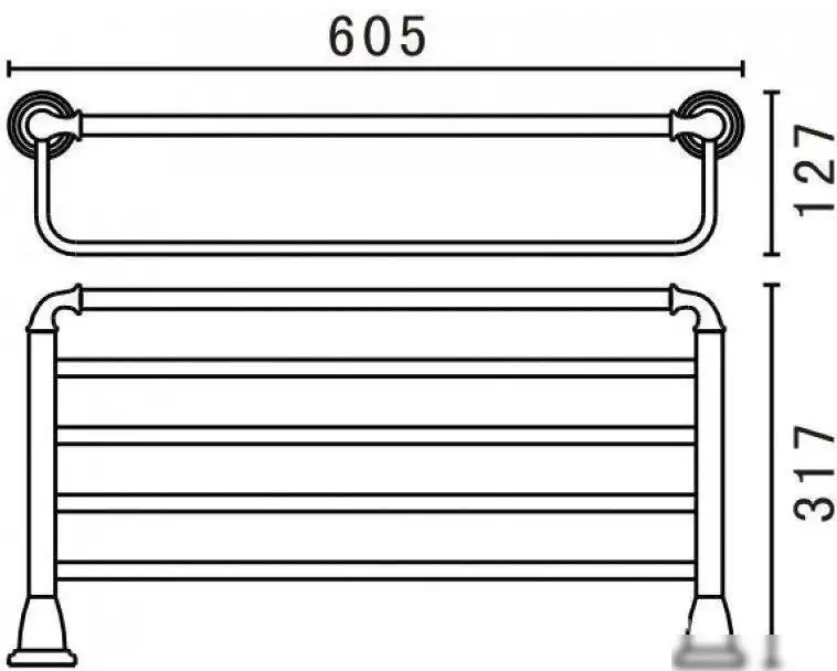 Art&Max Полка Bianchi AM-E-2610-Cr – фото товара
