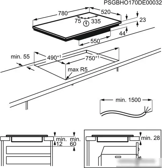 Варочная панель AEG IAE84881FB - фото товара