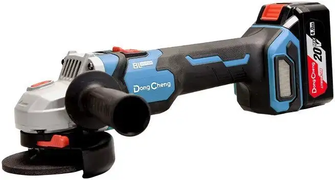 Угловая шлифмашина DongCheng DCSM03-125 Type EM (с 2-мя АКБ, кейс) – фото товара