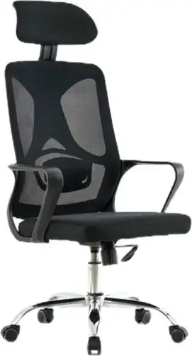 Офисное кресло SitUp Bima black Chrome (сетка Black/ Black) – изображение в каталоге