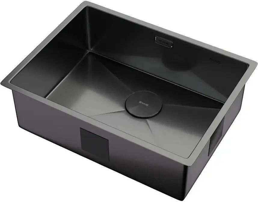 Кухонная мойка ZorG Zerox 59 U / IF PVD Gunblack - фото товара