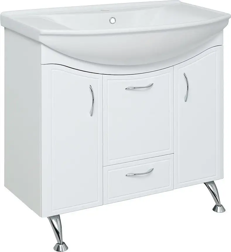 Runo Тумба с умывальником Runo Севилья 85 + Стиль 85 (напольная) – фото товара