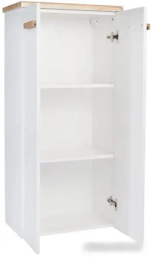 Viant Шкаф-полупенал Мюнхен VMUN50BEL-PENP (белый) – фото товара