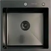 Кухонная мойка Gerhans K35050BD Decor (графит)
