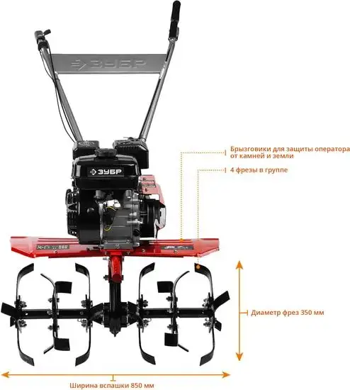 Мотоблок Зубр МТБ-300 – фото товара