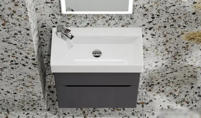 Raval Тумба под умывальник Brik 55 (антрацит) – фото товара