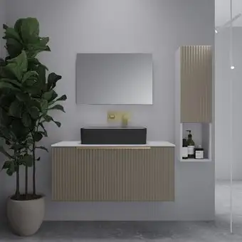 ЗОВ Тумба под умывальник Дублин 100 DU100LWMFC (флавио кашемир) – изображение в каталоге