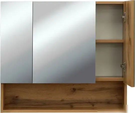 Doratiz Шкаф с зеркалом для ванной Сицилия 80 2712.118 (дуб вотан) – фото товара