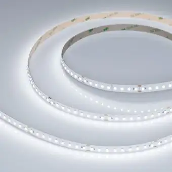 Светодиодная лента Arlight 8W/m 126Led/m 2835SMD холодный белый 5M UL-A126-10mm 24V White6000 044492 – изображение в каталоге