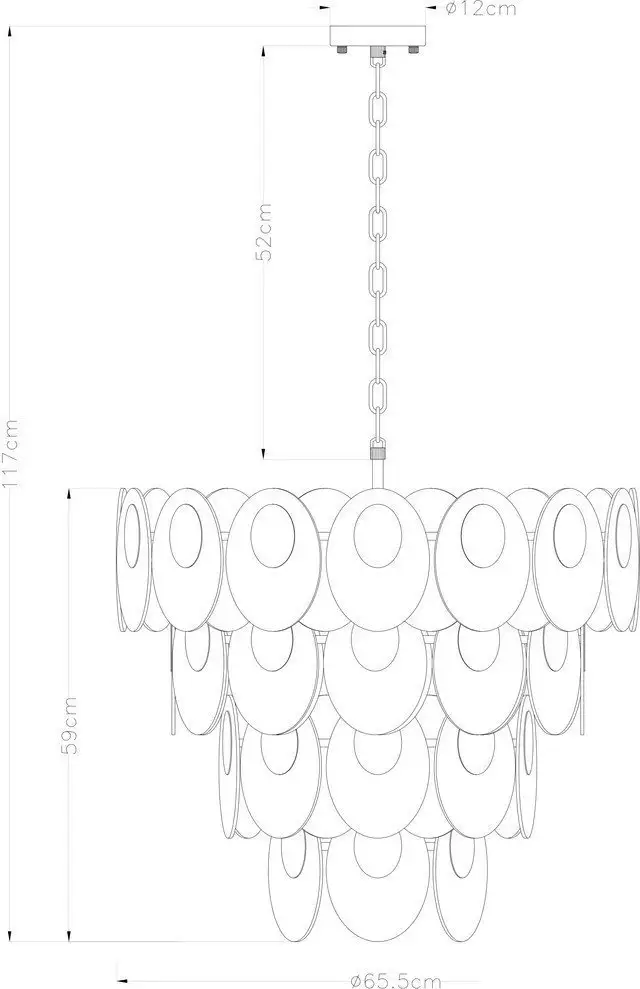 Подвесная люстра Arte Lamp Rosabella A4067LM-11CC – фото товара