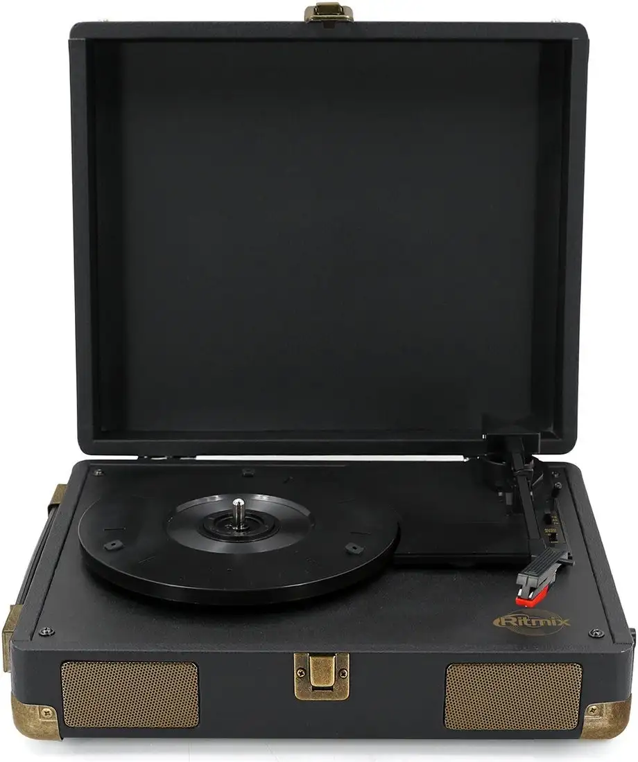 Виниловый проигрыватель Ritmix LP-100 (черный) – фото товара