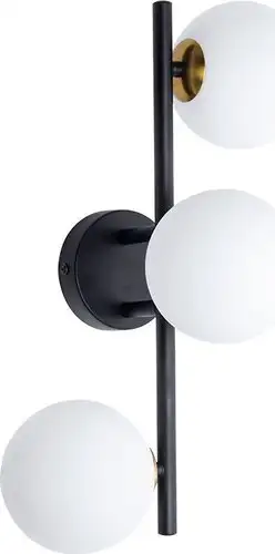 Бра Arte Lamp Gemini A2243PL-3BK – изображение в каталоге