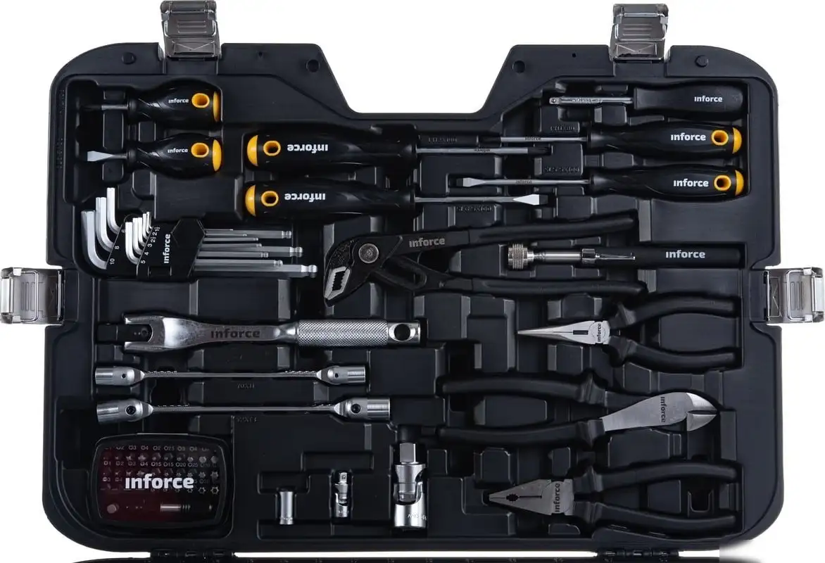 Универсальный набор инструментов Inforce 06-07-17 (136 предметов) – фото товара