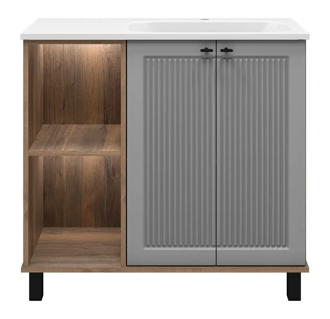 Brevita Тумба под умывальник Lumus 90 LUM-06090-0842ЯP – фото товара