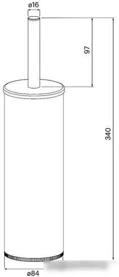 Ершик для унитаза IDDIS Optima Home BRUWT0i47 – фото товара