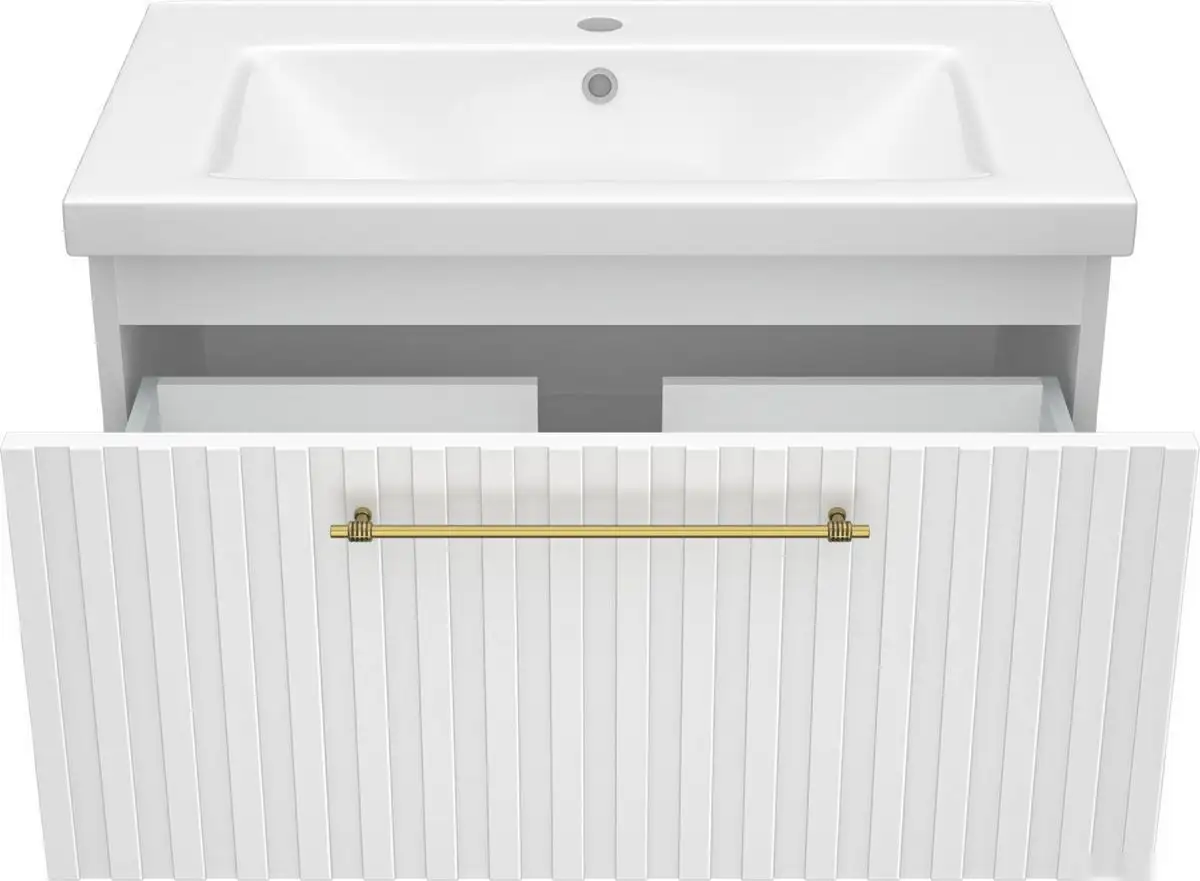 Brevita Тумба под умывальник Alicante 80 ALI-09080-0101Я (белый) – фото товара