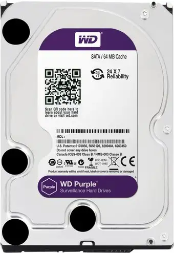 Жесткий диск WD Purple 1TB WD10PURX (восстановленный производителем) – изображение в каталоге