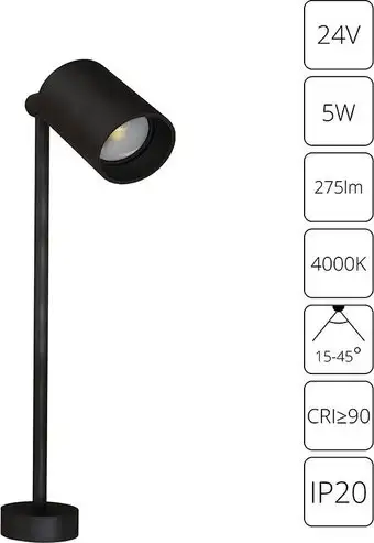 Подсветка для мебели Arte Lamp Presto A6197LT-1BK – изображение в каталоге