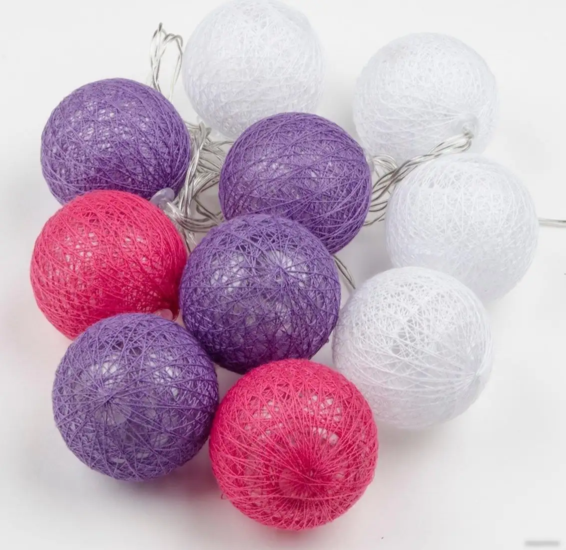 Новогодняя гирлянда Uniel ULD-S0200-010/STB/2AA WHITE IP20 TANGLES-1 UL-00007341 – фото товара