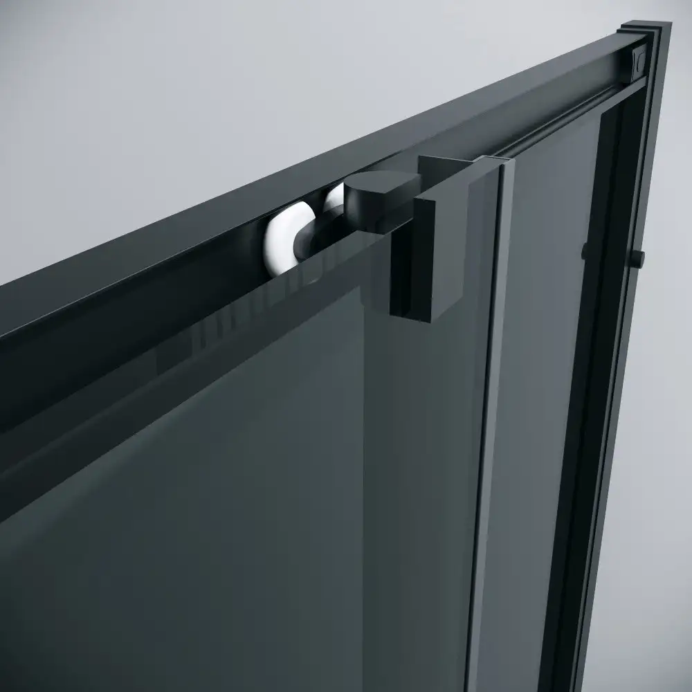 Душевой уголок Grossman Cosmo 90x90x195 300.K33.02.9090.21.10 (черный матовый/тонированное стекло) - фото товара