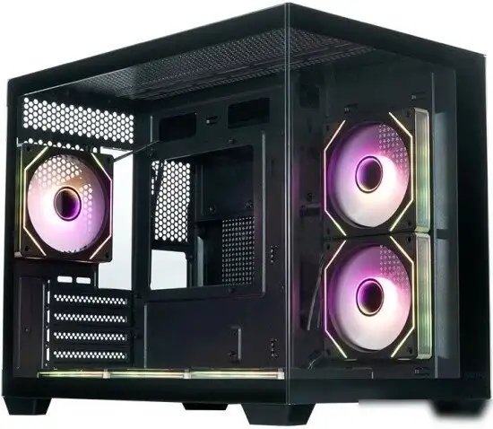 Корпус XASTRA QW500M 6ARGB-C10-UC (черный) – фото товара