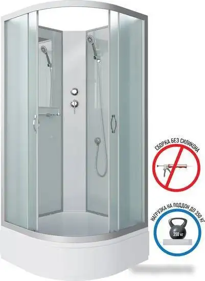 Душевая кабина Niagara NG-3302-14BK 100x100x200 - фото товара