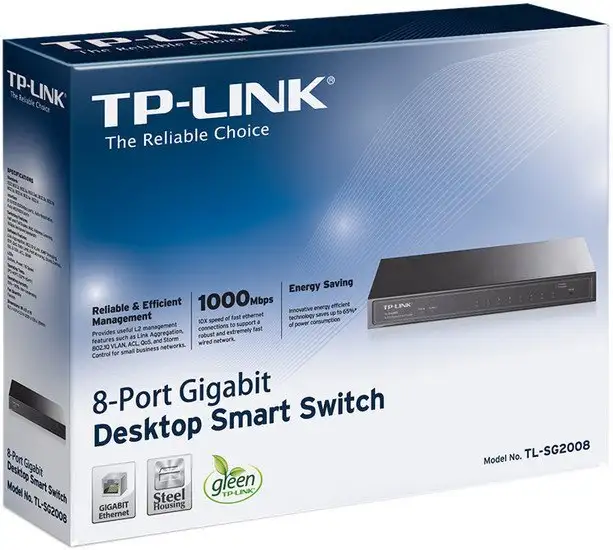 Коммутатор TP-Link TL-SG2008 – фото товара