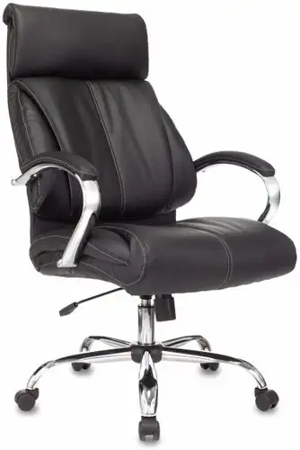Офисное кресло Бюрократ T-9904NSL (экокожа, черный) – изображение в каталоге