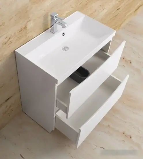 BelBagno Тумба под умывальник Marino-900-2C-PIA-BL-P (bianco lucido) – фото товара