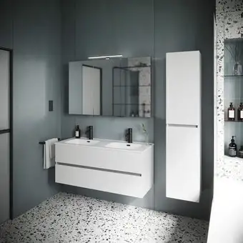 Sancos Тумба под умывальник Urban UR120-2W (белый глянец) – изображение в каталоге