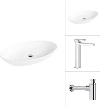 Умывальник Lauter 21571 + Cascade 21СК0655C с сифоном 21635CH (хром) - изображение в каталоге