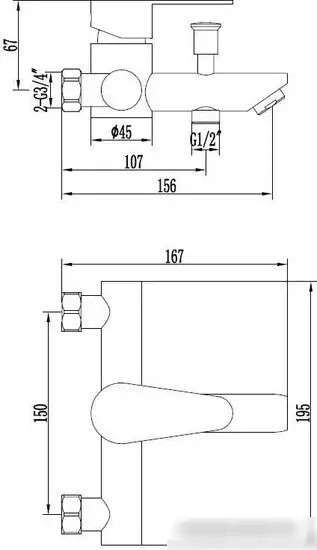Смеситель Esko Orlando OL 54 - фото товара