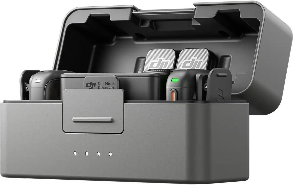 Радиосистема DJI Mic 3 (2TX + 1RX + Charging Case, черный) – фото товара