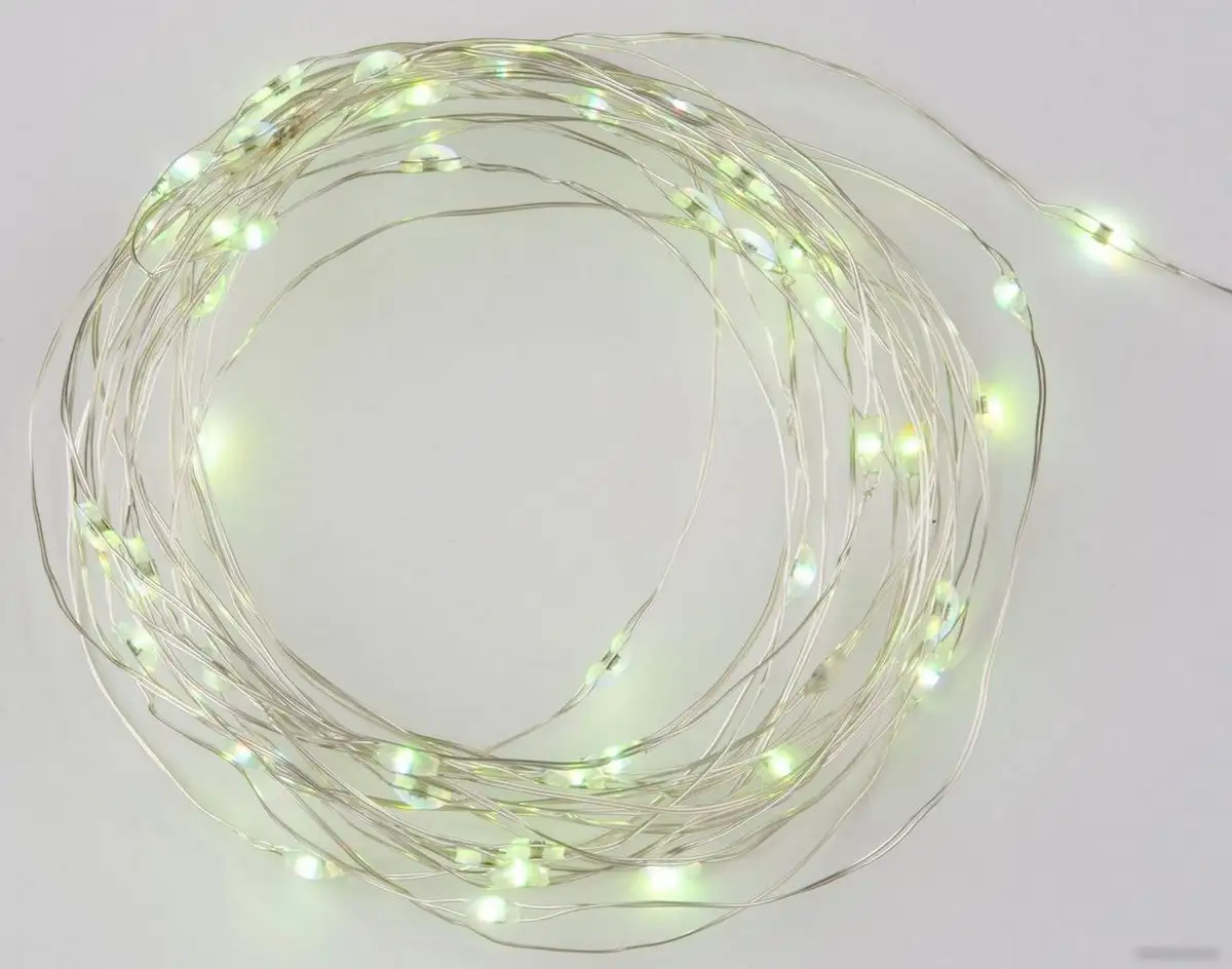 Гирлянда роса Uniel ULD-S0500-050/DTB/3AA/RC RGB IP20 DEW UL-00007248 – фото товара