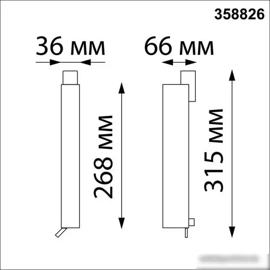Трековый светильник Novotech Iter 358826 – фото товара